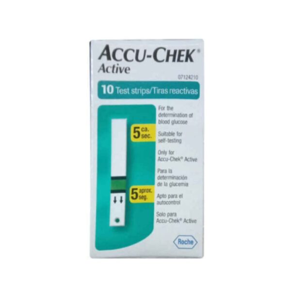 ACCUCHEK ACTIVE STRIPS 10S